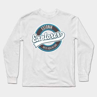 Estonia explorer into adventure. Long Sleeve T-Shirt